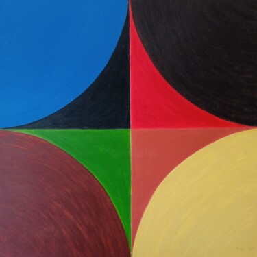 Ζωγραφική με τίτλο "Los colores" από Roser Solà, Αυθεντικά έργα τέχνης, Λάδι