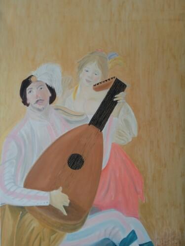 Peinture intitulée "Dueto" par Roser Solà, Œuvre d'art originale, Huile