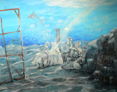 Pittura intitolato "Las Meninas" da Roser Caritx Vilaseca, Opera d'arte originale, Acrilico
