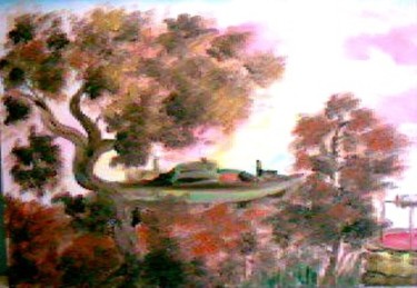 Pittura intitolato "Fiammingo" da Rosesart, Opera d'arte originale, Acrilico