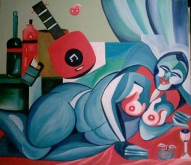 Pittura intitolato "GOLA" da Rosesart, Opera d'arte originale, Acrilico