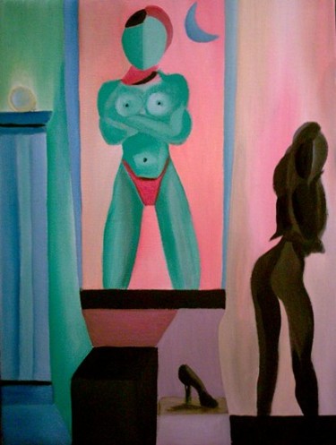Pittura intitolato "Prostituzione" da Rosesart, Opera d'arte originale, Acrilico