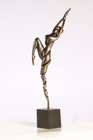 Скульптура под названием "Rodopio" - Rose Vic, Подлинное произведение искусства, Бронза