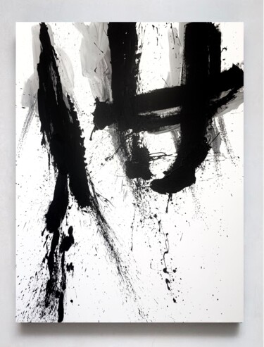 Pintura intitulada "Black 23x" por Rosi Roys, Obras de arte originais, Acrílico
