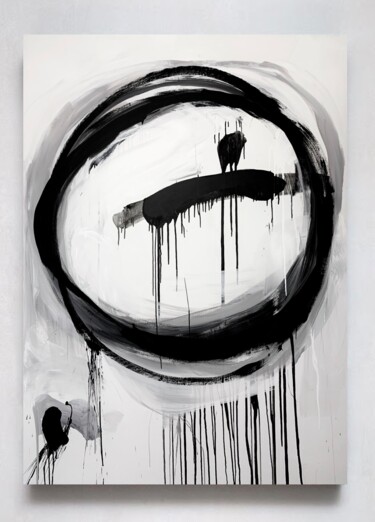 Pittura intitolato "Black 11x" da Rosi Roys, Opera d'arte originale, Acrilico