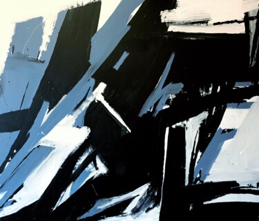 Malerei mit dem Titel "Blue 1" von Rosi Roys, Original-Kunstwerk, Acryl
