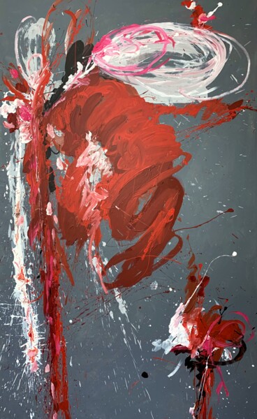 Картина под названием "Color 26" - Rosi Roys, Подлинное произведение искусства, Акрил