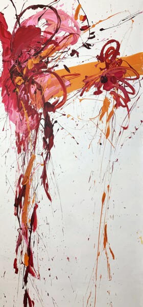 Peinture intitulée "Color58" par Rosi Roys, Œuvre d'art originale, Acrylique