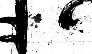 Peinture intitulée "Black 35x" par Rosi Roys, Œuvre d'art originale, Acrylique