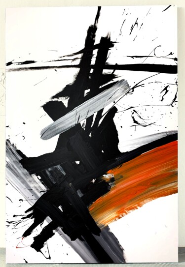 Pintura intitulada "Black 83c" por Rosi Roys, Obras de arte originais, Acrílico