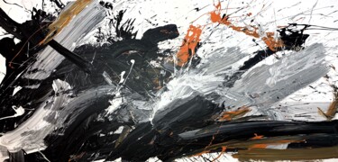 Pintura titulada "Black 86c" por Rosi Roys, Obra de arte original, Acrílico