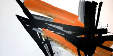 Peinture intitulée "Black 89c" par Rosi Roys, Œuvre d'art originale, Acrylique