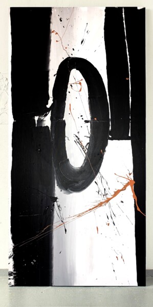 Pittura intitolato "Black 108c" da Rosi Roys, Opera d'arte originale, Acrilico