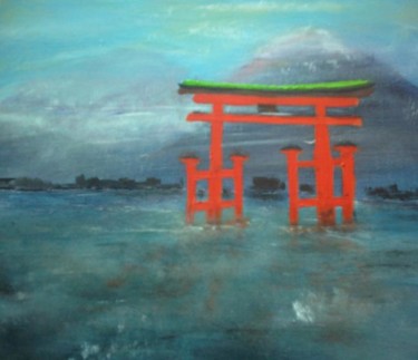 Painting titled "JAPONI" by Rosiane Priam, Original Artwork