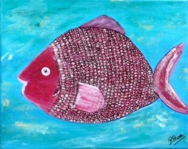 Peinture intitulée "Mola Mola" par Rosiane Priam, Œuvre d'art originale