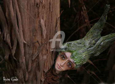 Escultura intitulada "Treemade" por Rosina Gaudio, Obras de arte originais