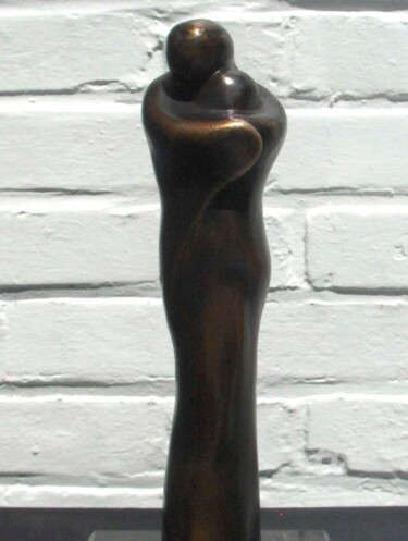 Sculpture intitulée "Afscheid" par Rosita Allinckx, Œuvre d'art originale, Bronze