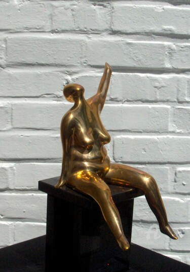 Rzeźba zatytułowany „Feel good” autorstwa Rosita Allinckx, Oryginalna praca, Brąz