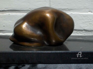 Скульптура под названием "Timeout" - Rosita Allinckx, Подлинное произведение искусства, Бронза
