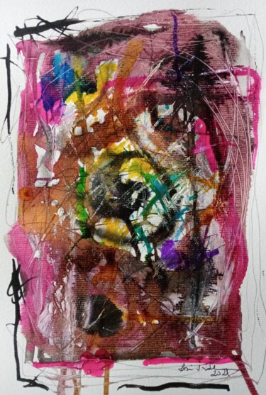 Картина под названием "Miles" - Rosi Vidal, Подлинное произведение искусства, Акварель