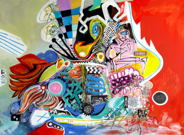 Spanish kiss Peinture intitulée "Spanish kiss" par Igor Gor, Œuvre d'art originale, Acrylique
