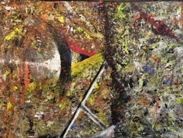 Pittura intitolato "Occhi" da Rossano Artioli, Opera d'arte originale, Acrilico