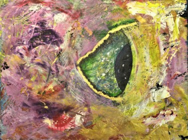 Peinture intitulée "Occhi (seconda vers…" par Rossano Artioli, Œuvre d'art originale, Acrylique