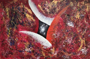 Pittura intitolato "Resti d'Africa" da Rossano Artioli, Opera d'arte originale, Acrilico