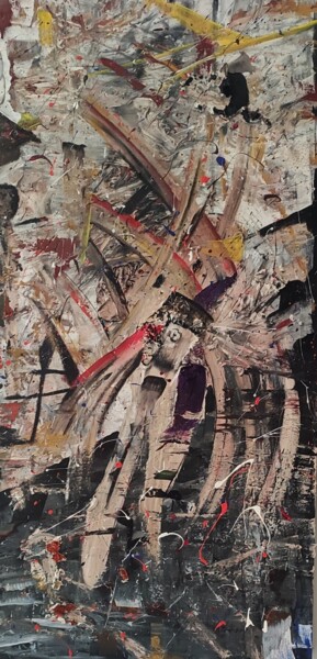 Pittura intitolato "Underground" da Rossano Artioli, Opera d'arte originale, Acrilico