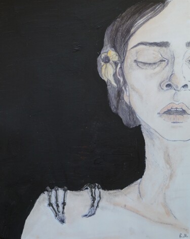 Картина под названием "Lucky me" - Rossella Mercedes, Подлинное произведение искусства, Акварель