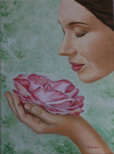 Pittura intitolato "Sublime sensazione" da Rossella Buscemi, Opera d'arte originale, Olio