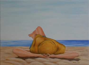 Peinture intitulée "Amo l'estate" par Rossella Buscemi, Œuvre d'art originale, Huile