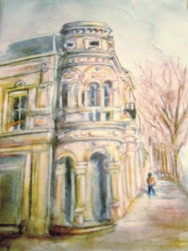 Peinture intitulée "Tour Tréfousse" par Michèle Rossetto, Œuvre d'art originale