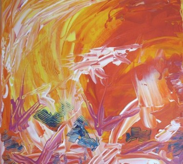 Peinture intitulée "Sans titre" par Michèle Rossetto, Œuvre d'art originale, Huile