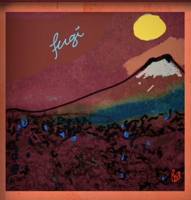 Digital Arts titled "Fuji" by Rossi Roberto, Original Artwork, Digital Painting