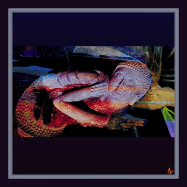 Photographie intitulée "Crabe" par Rossi Roberto, Œuvre d'art originale, Photographie manipulée