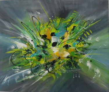 Peinture intitulée "complexité" par Rosym, Œuvre d'art originale, Acrylique