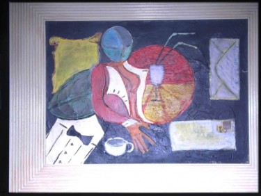 Pittura intitolato "caffè alle Giubbe R…" da Jbarsciglié, Opera d'arte originale