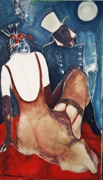 Pittura intitolato "bell'epoc 2005" da Jbarsciglié, Opera d'arte originale, Olio
