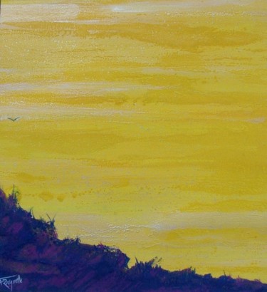 Peinture intitulée "Terre" par Frédérique Rouquette, Œuvre d'art originale, Acrylique Monté sur Carton