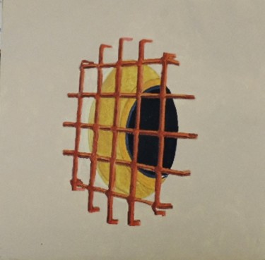 Peinture intitulée "Grille" par Jean Daniel Rousseau, Œuvre d'art originale, Acrylique