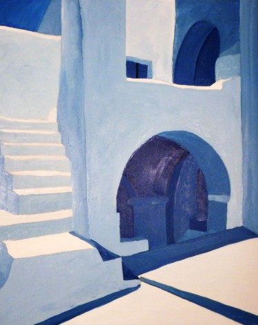 Peinture intitulée "De la cave au greni…" par Jean Daniel Rousseau, Œuvre d'art originale, Huile
