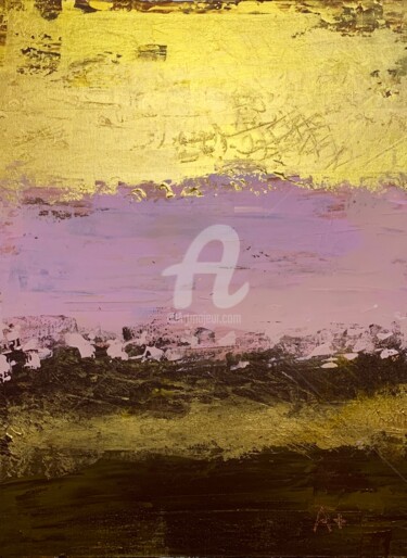 Painting titled "A+ (Abstract)" by Roxani Rohner, Original Artwork, Acrylic