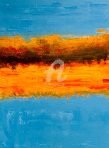Painting titled "Sunlight" by Roxani Rohner, Original Artwork, Acrylic