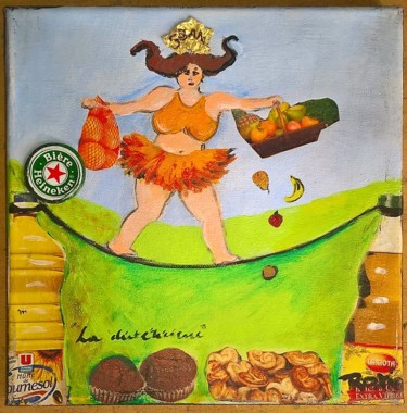 Peinture intitulée "diet.jpg" par Roxio, Œuvre d'art originale