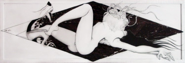 Картина под названием "galoU" - Roxane Lauretta, Подлинное произведение искусства, Акрил