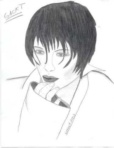 Drawing titled "Gackt 2" by Roxxxy Dope, Original Artwork