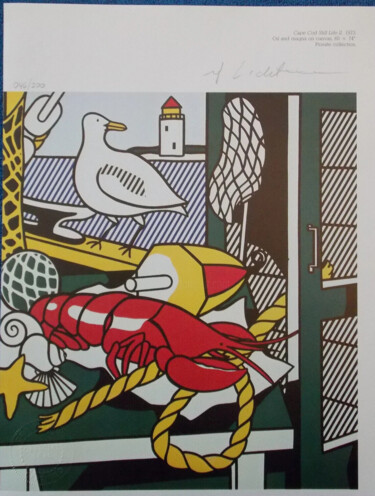 Prenten & gravures getiteld "Roy Lichtenstein (1…" door Roy Lichtenstein, Origineel Kunstwerk, Lithografie