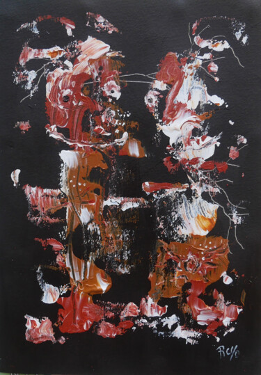 Картина под названием "Guguls Dance" - Jean Jacques Royo, Подлинное произведение искусства, Акрил