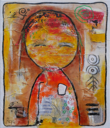 Pintura titulada "Souen" por Jean Jacques Royo, Obra de arte original, Acrílico Montado en Bastidor de camilla de madera